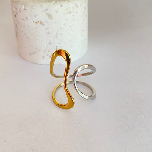 Anillo dakota combinado acero
