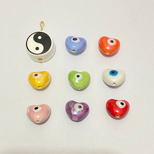 Charm Corazón Ojo