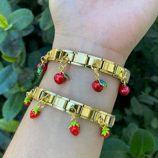 Pulsera Italiana con Dijes