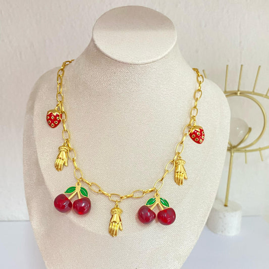 C7320 acero set con aretes