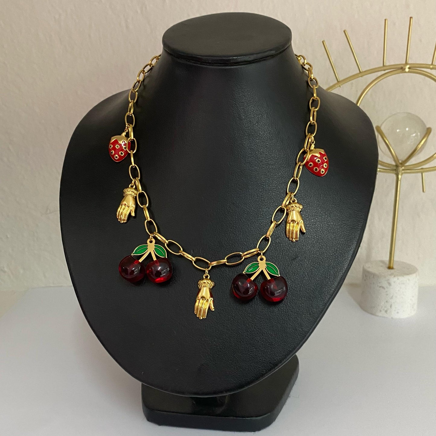 C7320 acero set con aretes