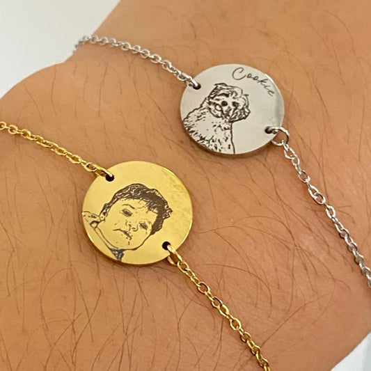 Pulsera Dije Redondo