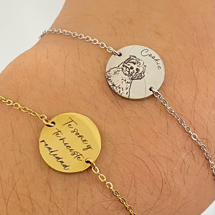 Pulsera Dije Redondo