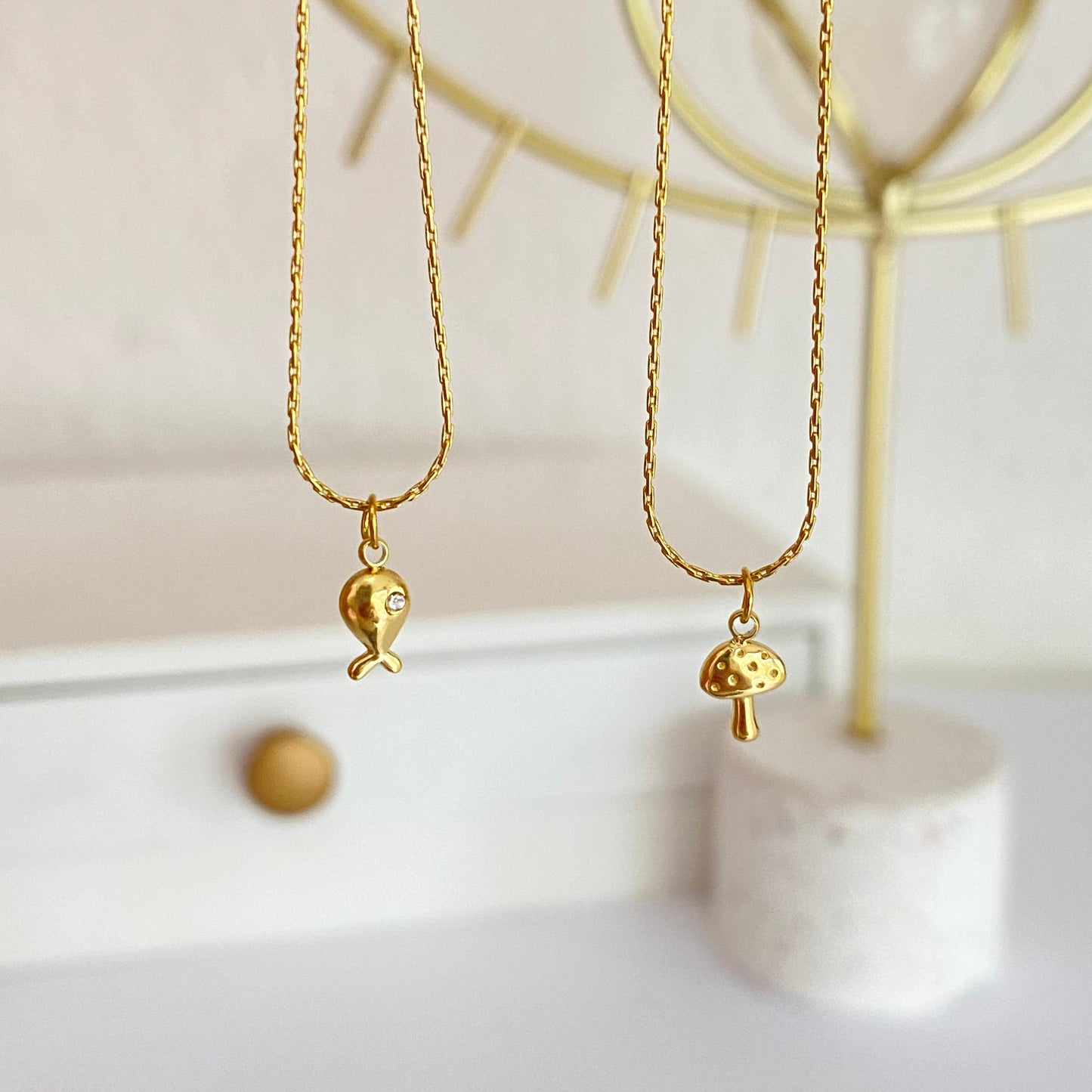 Collares mini set/acero