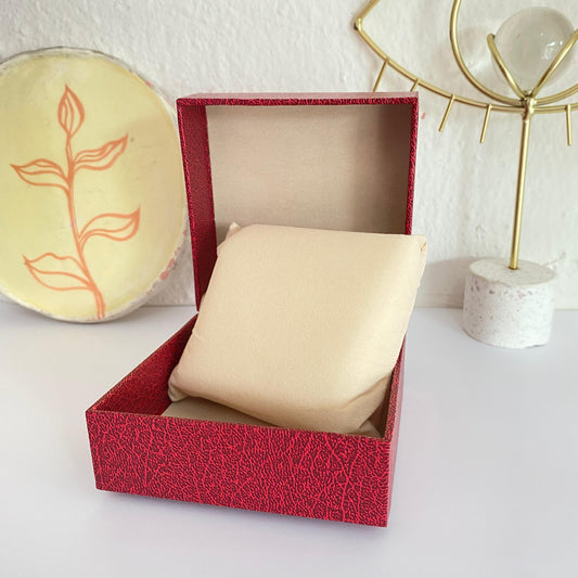 Caja P/ reloj o pulseras Roja