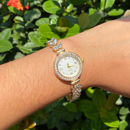 Reloj Redondo Cristales.