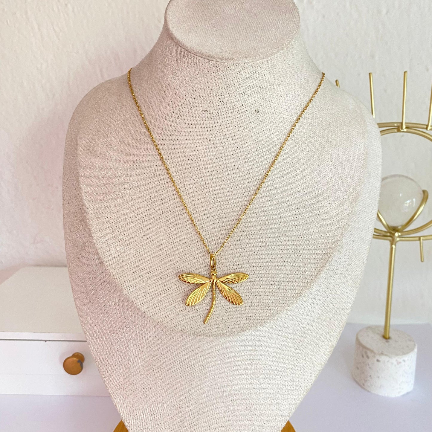 Collar Libelula Acero