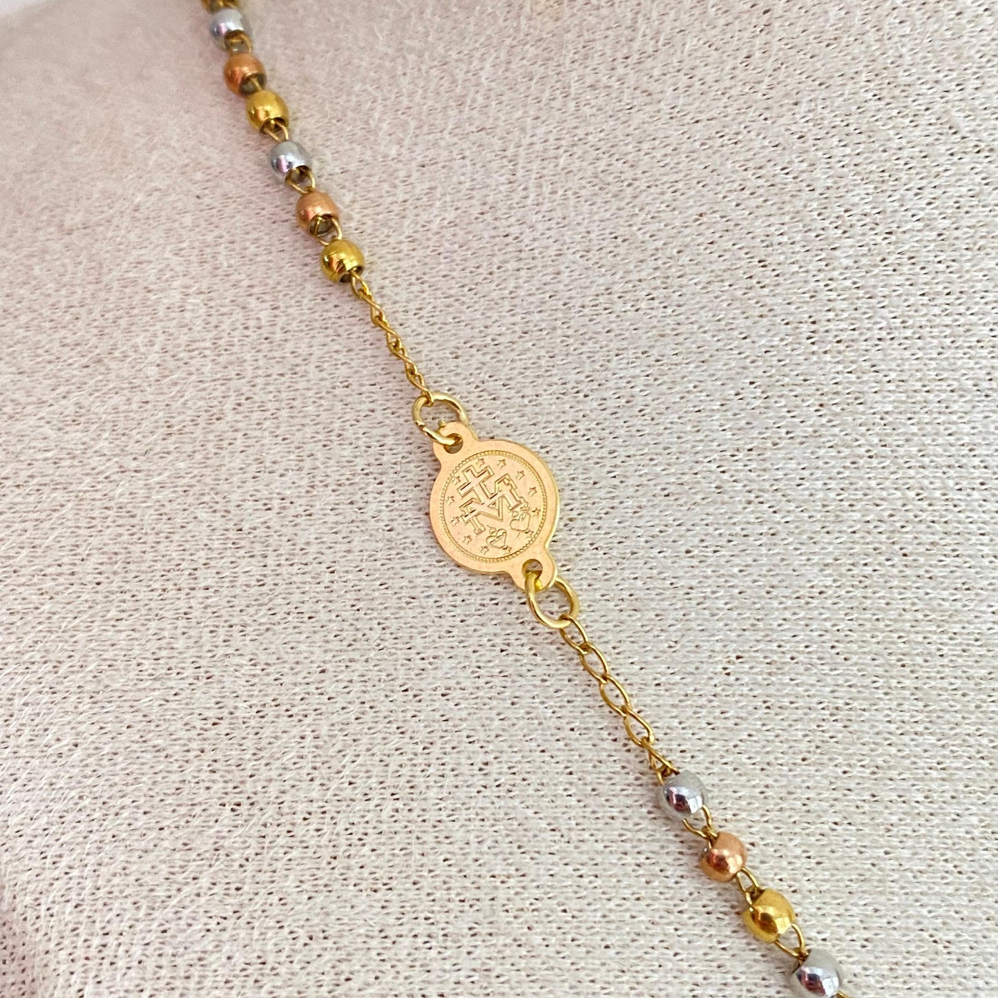 C7586 acero/rosario/combinado