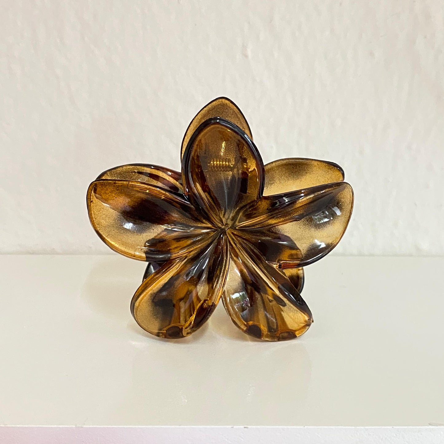 Pinza flor Transparente