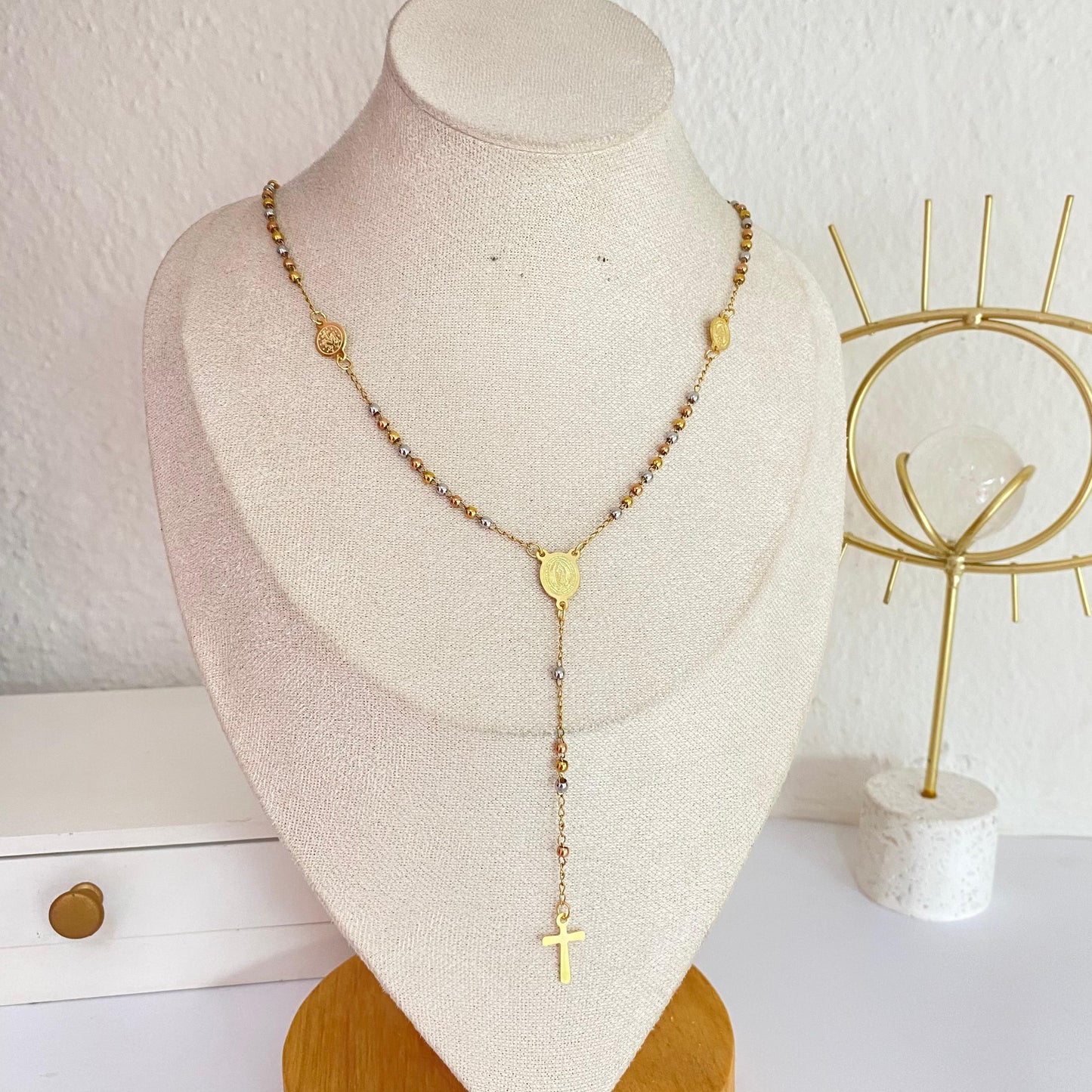 C7586 acero/rosario/combinado