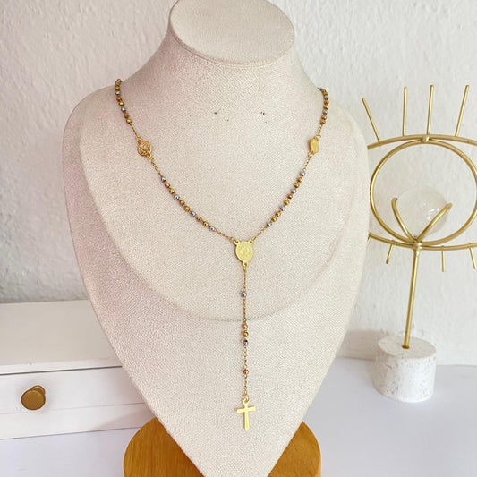 C7586 acero/rosario/combinado